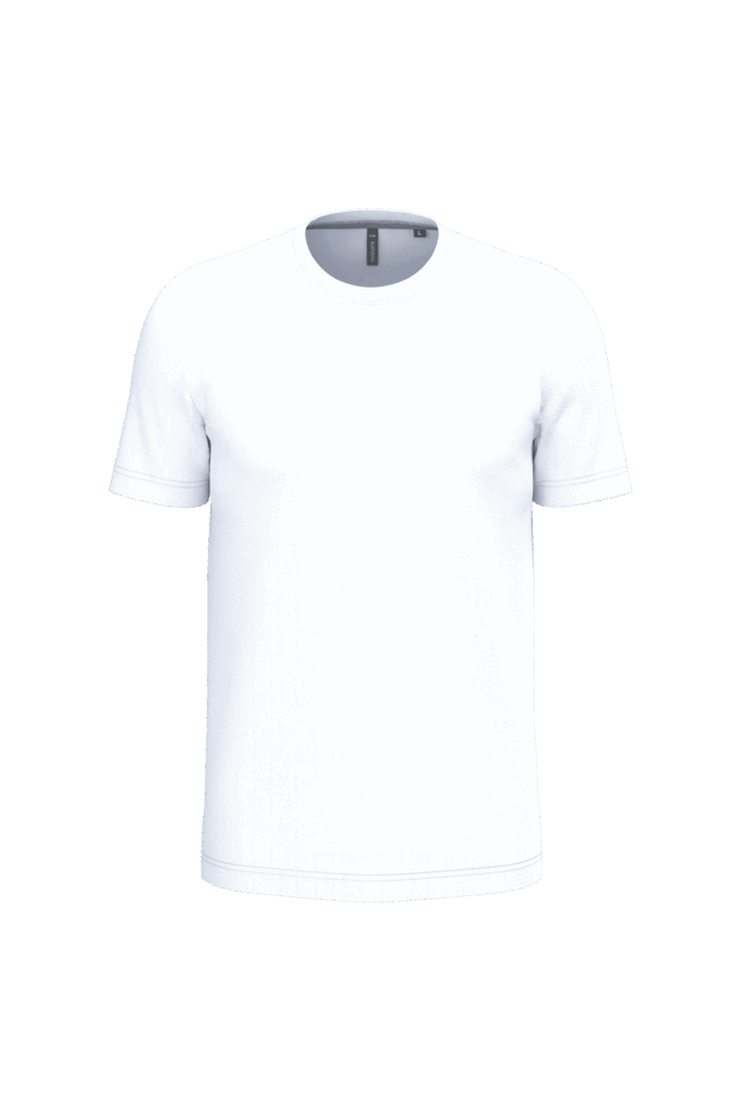 T-shirt col rond manches courtes homme