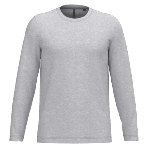 T-shirt col rond manches longues homme