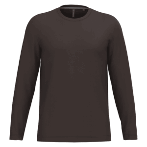 T-shirt col rond manches longues homme
