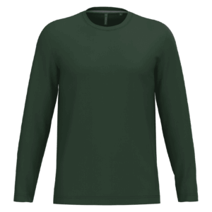 T-shirt col rond manches longues homme
