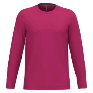 T-shirt col rond manches longues homme