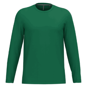 T-shirt col rond manches longues homme