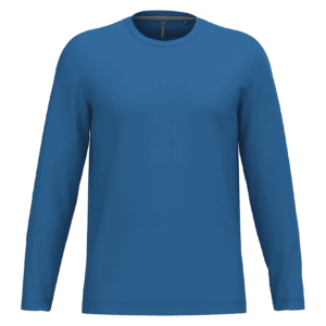 T-shirt col rond manches longues homme