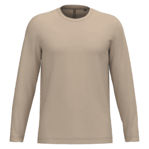 T-shirt col rond manches longues homme