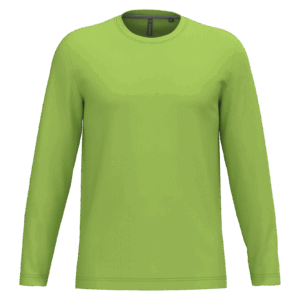T-shirt col rond manches longues homme
