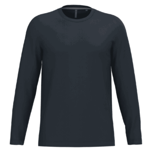 T-shirt col rond manches longues homme