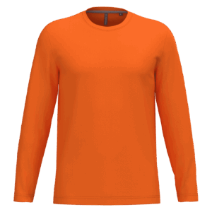 T-shirt col rond manches longues homme