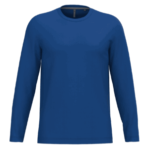 T-shirt col rond manches longues homme