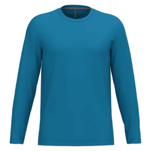 T-shirt col rond manches longues homme