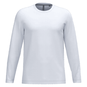 T-shirt col rond manches longues homme