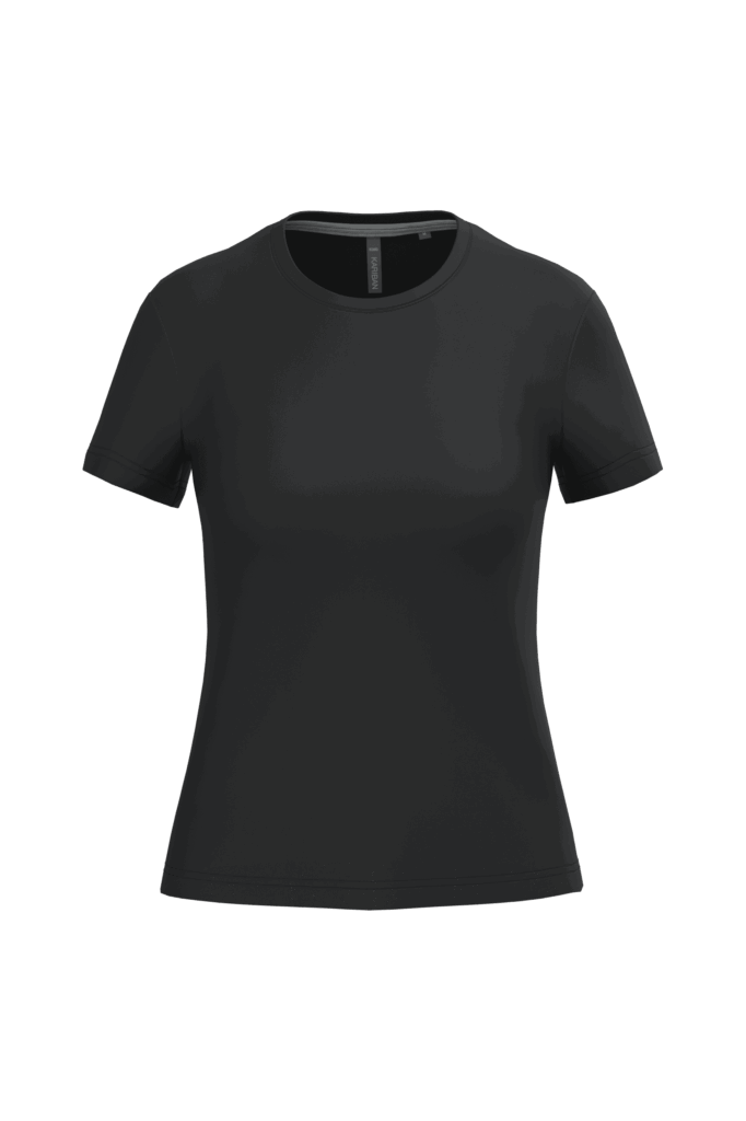 T-shirt col rond manches courtes femme