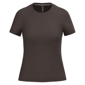 T-shirt col rond manches courtes femme