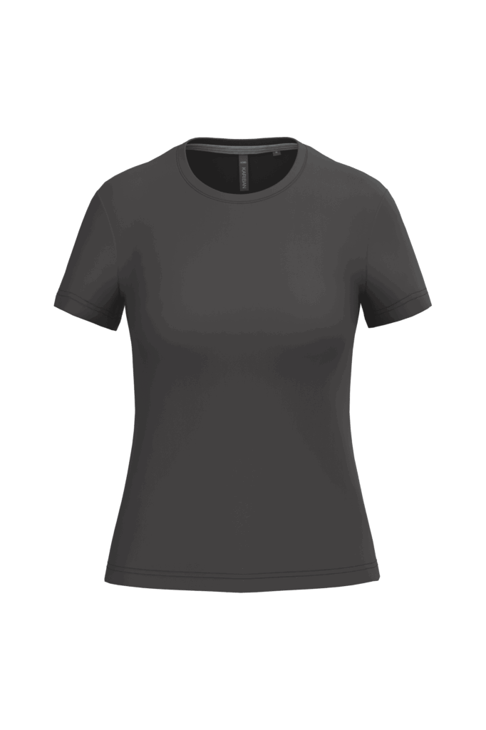 T-shirt col rond manches courtes femme