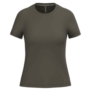 T-shirt col rond manches courtes femme