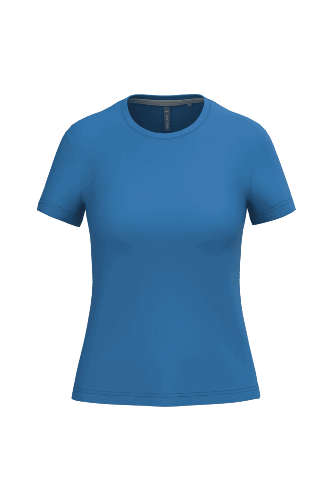 T-shirt col rond manches courtes femme