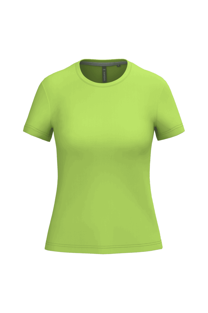 T-shirt col rond manches courtes femme