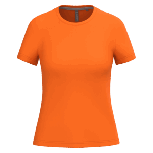T-shirt col rond manches courtes femme