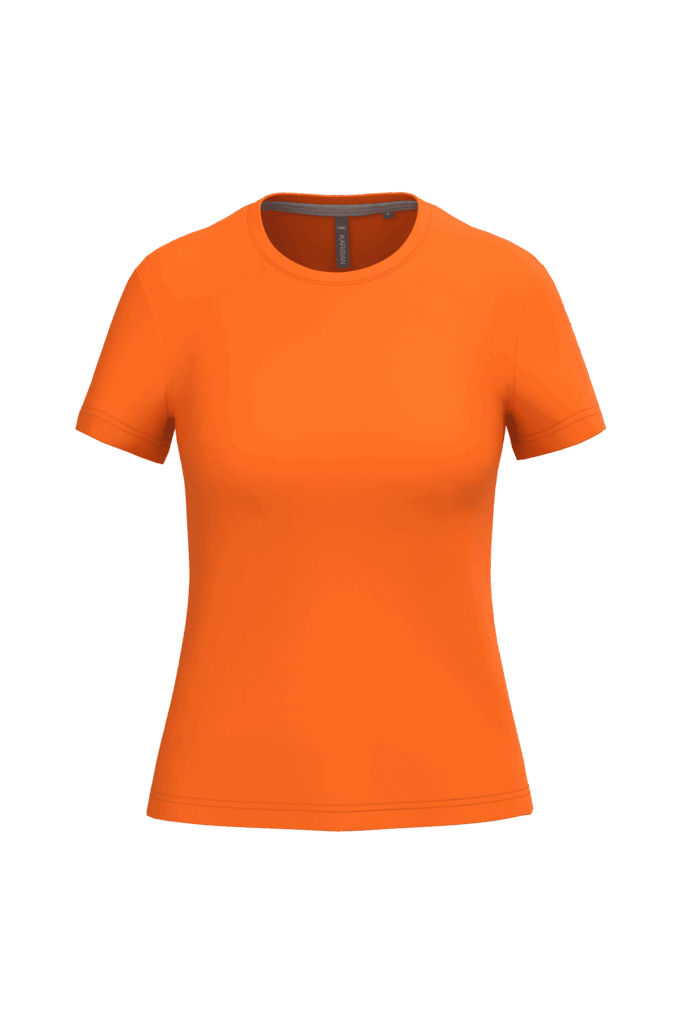 T-shirt col rond manches courtes femme