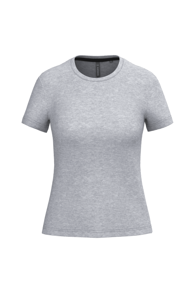 T-shirt col rond manches courtes femme