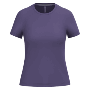 T-shirt col rond manches courtes femme