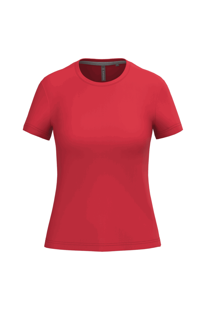 T-shirt col rond manches courtes femme