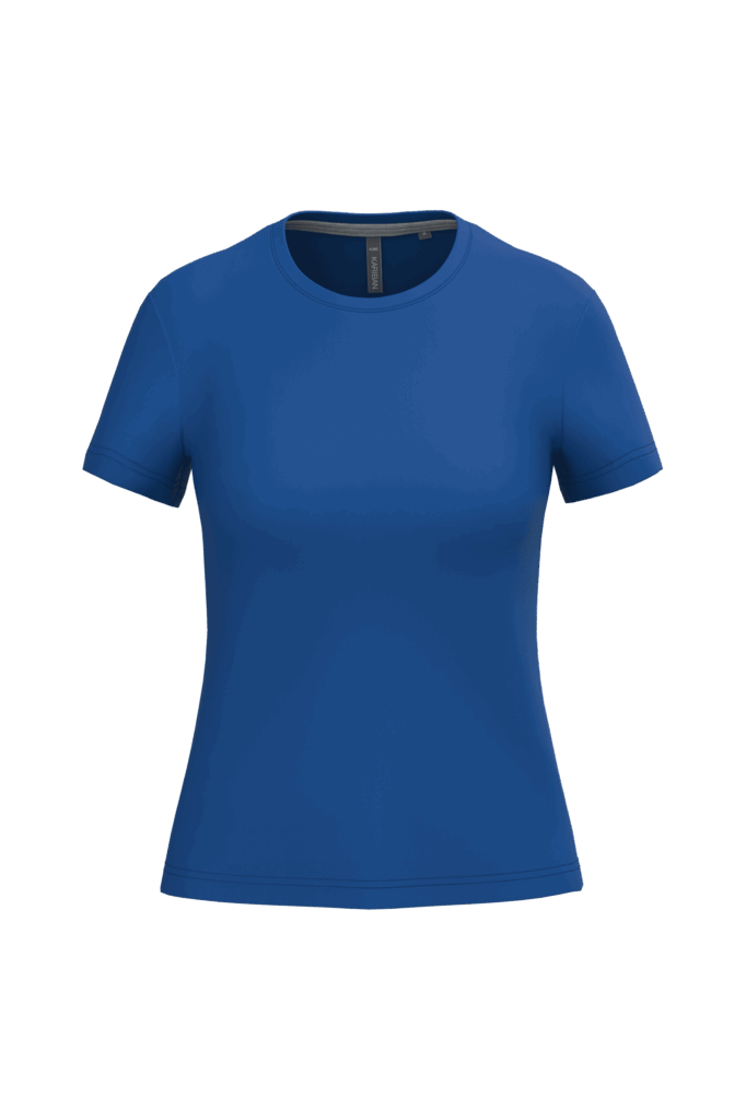 T-shirt col rond manches courtes femme