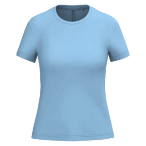 T-shirt col rond manches courtes femme