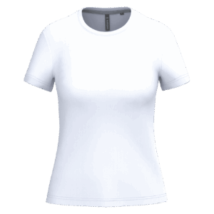 T-shirt col rond manches courtes femme