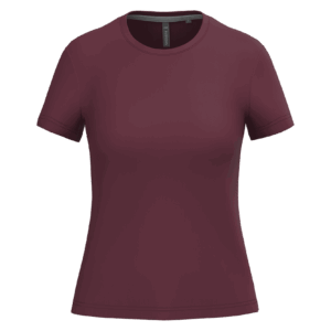 T-shirt col rond manches courtes femme