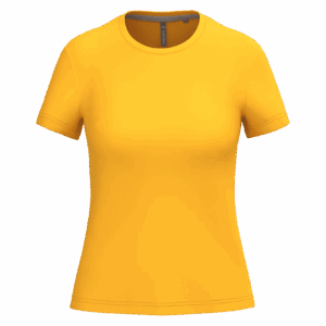 T-shirt col rond manches courtes femme