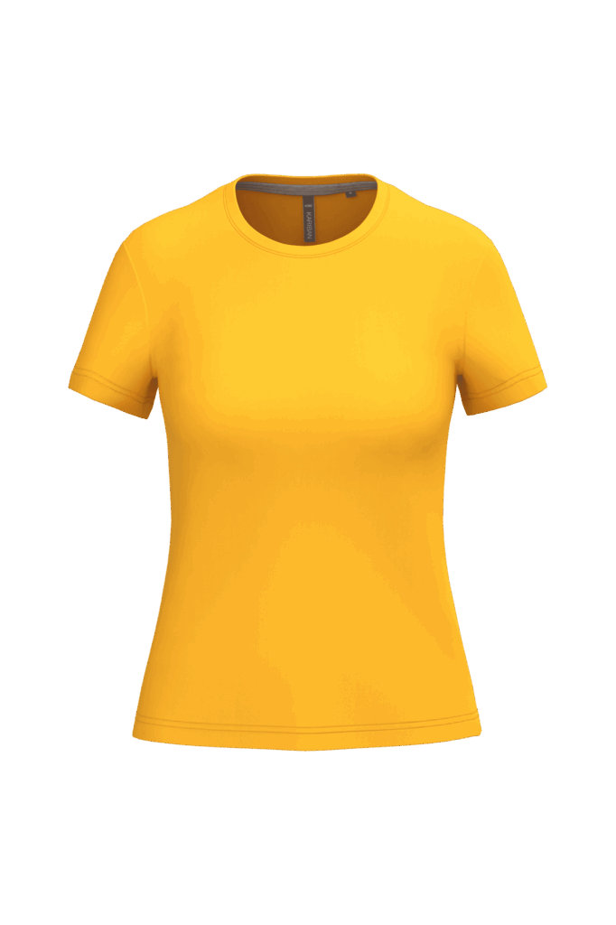 T-shirt col rond manches courtes femme
