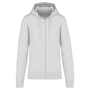 Sweat-shirt écoresponsable zippé à capuche homme