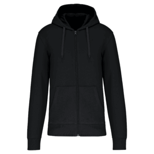 Sweat-shirt écoresponsable zippé à capuche homme