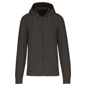 Sweat-shirt écoresponsable zippé à capuche homme