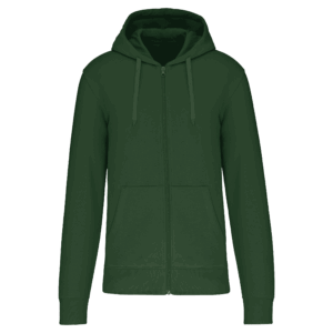 Sweat-shirt écoresponsable zippé à capuche homme