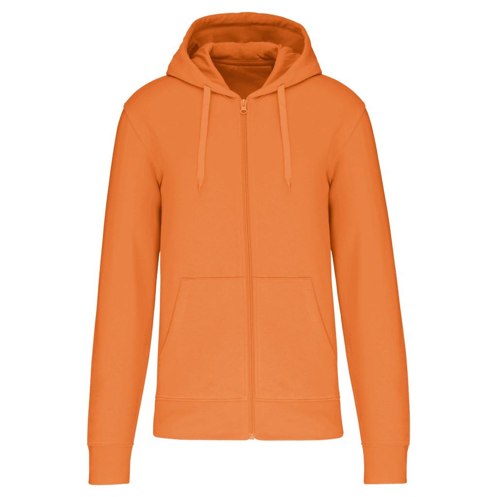 Sweat-shirt écoresponsable zippé à capuche homme