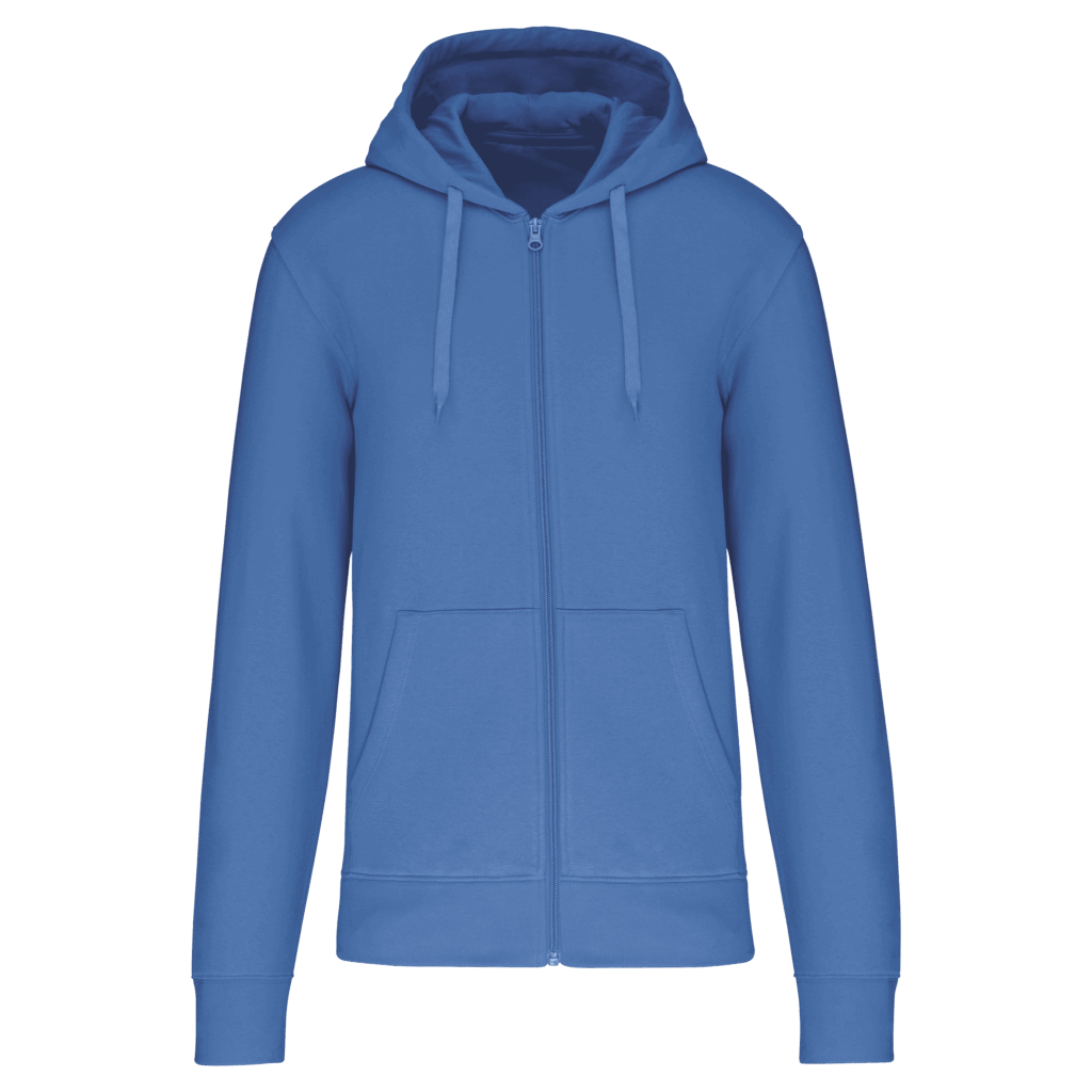 Sweat-shirt écoresponsable zippé à capuche homme
