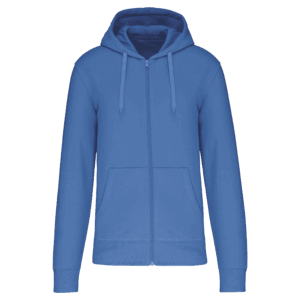 Sweat-shirt écoresponsable zippé à capuche homme