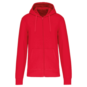 Sweat-shirt écoresponsable zippé à capuche homme