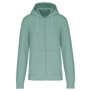 Sweat-shirt écoresponsable zippé à capuche homme