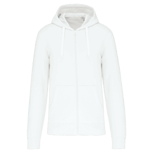 Sweat-shirt écoresponsable zippé à capuche homme