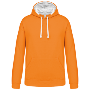 Sweat-shirt capuche contrastée homme
