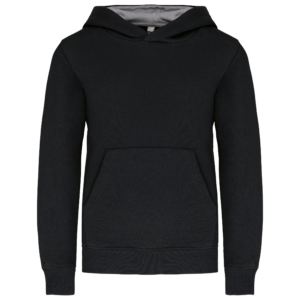 Sweat-shirt capuche contrastée enfant