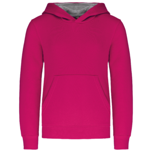 Sweat-shirt capuche contrastée enfant