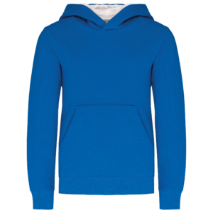 Sweat-shirt capuche contrastée enfant