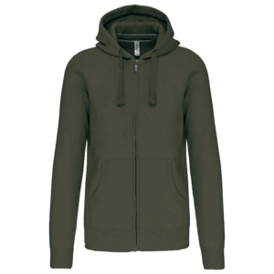 Sweat-shirt zippé capuche homme