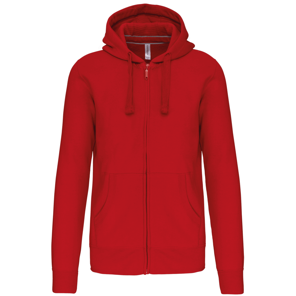 Sweat-shirt zippé capuche homme
