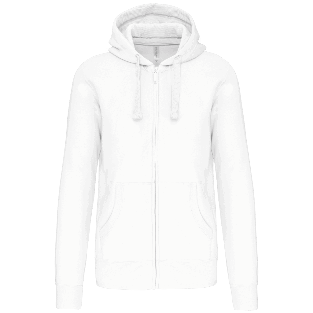 Sweat-shirt zippé capuche homme