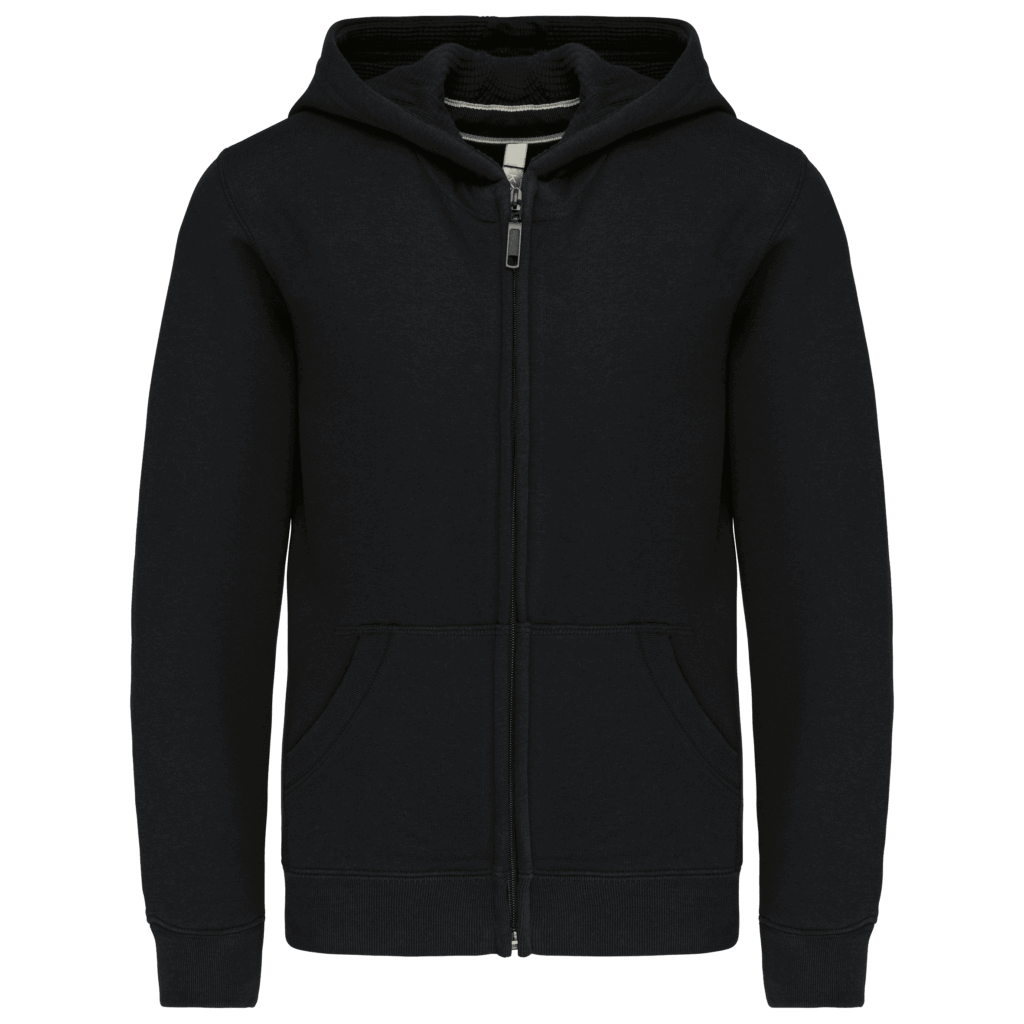 Sweat-shirt capuche zippé enfant
