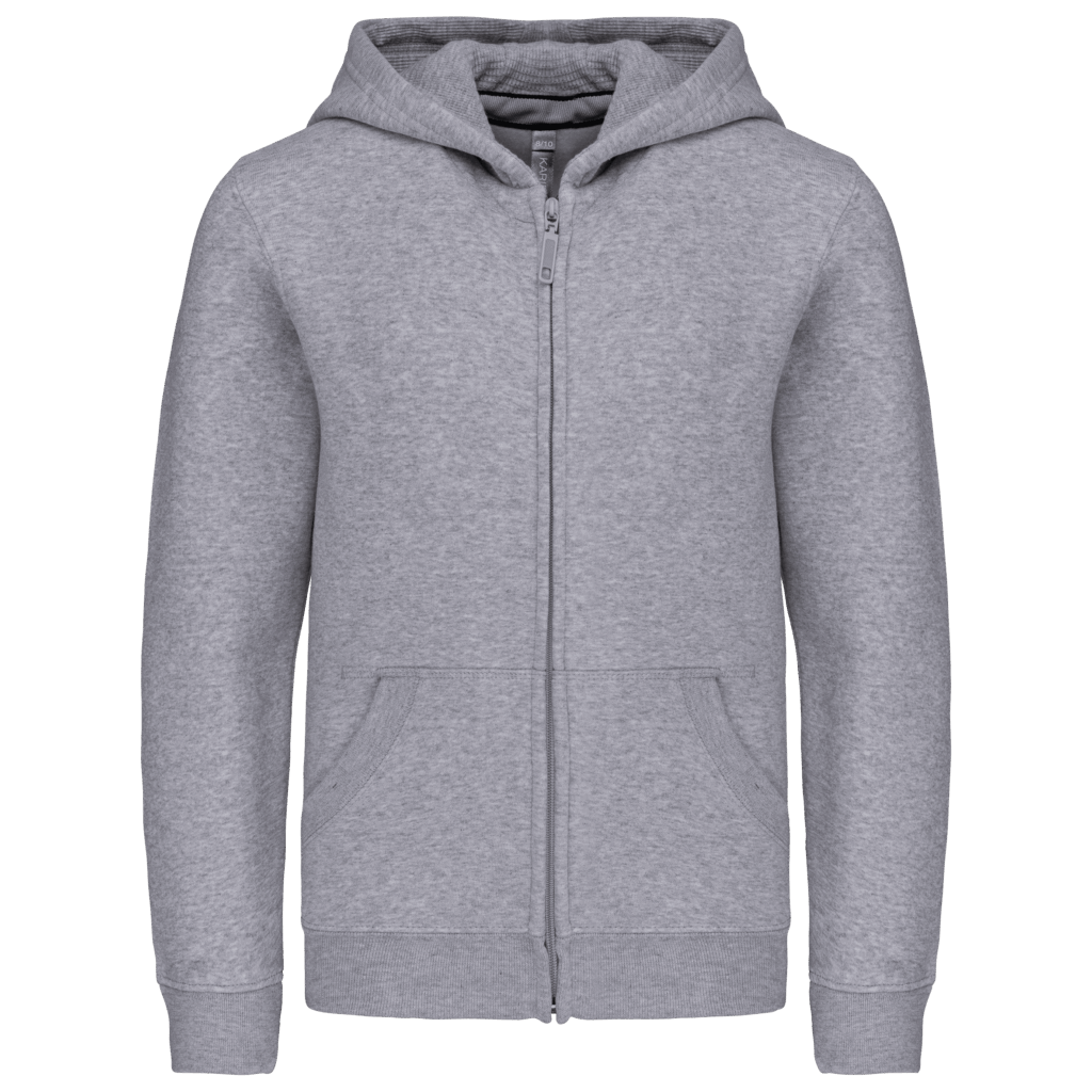 Sweat-shirt capuche zippé enfant